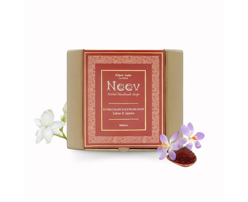 Kumkumadi Face Wash Soap Bar Saffron and Jasmine